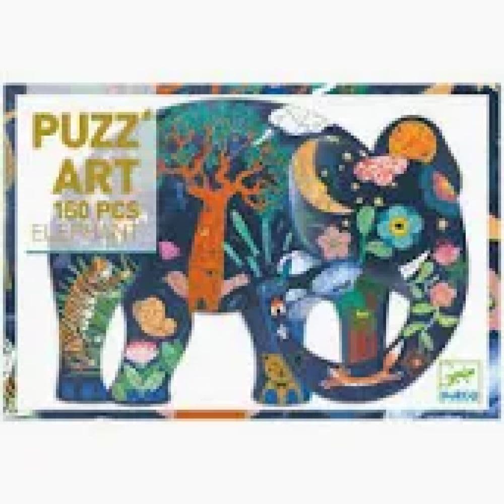 PUZZ ART ELEPHANT 150p