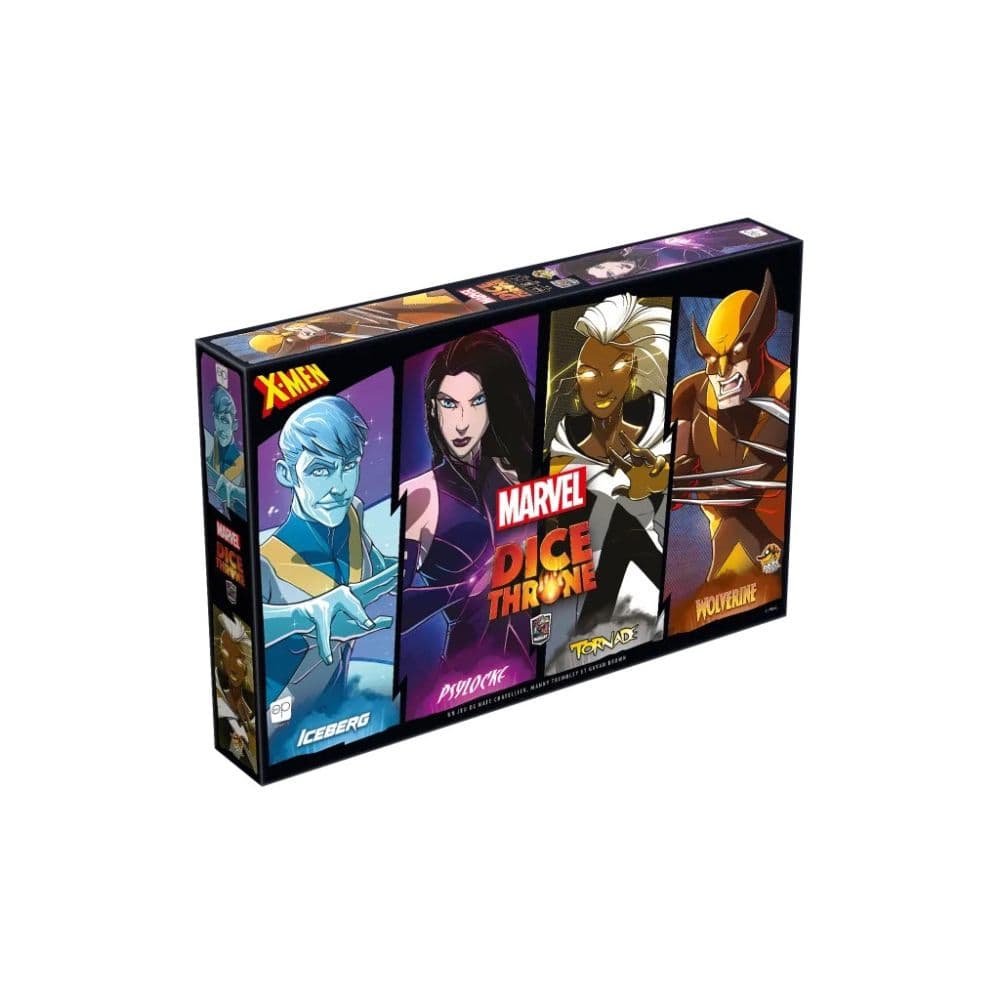 Dice Throne Marvel  Iceberg, Tornade, Wolverine, Psylocke