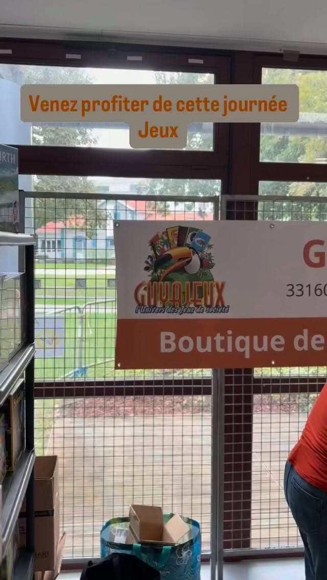 Andernos salle du broustic de 10 à 18 heures #guyajeuxgironde #jds #sortieenfamille #j2s