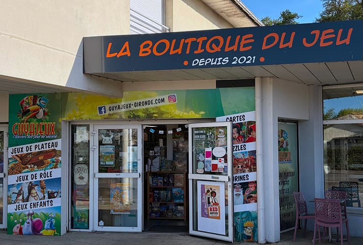 Façade de la boutique Guyajeux Gironde à Saint-Médard-en-Jalles