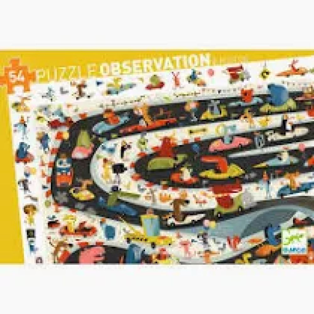 Puzzle Observation RALLYE AUTOMOBILE 54p